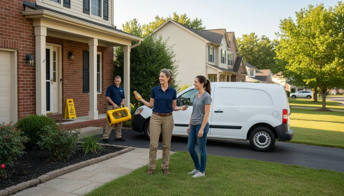 Water restoration image for Water Damage & Restoration Services in Grayridge, MO